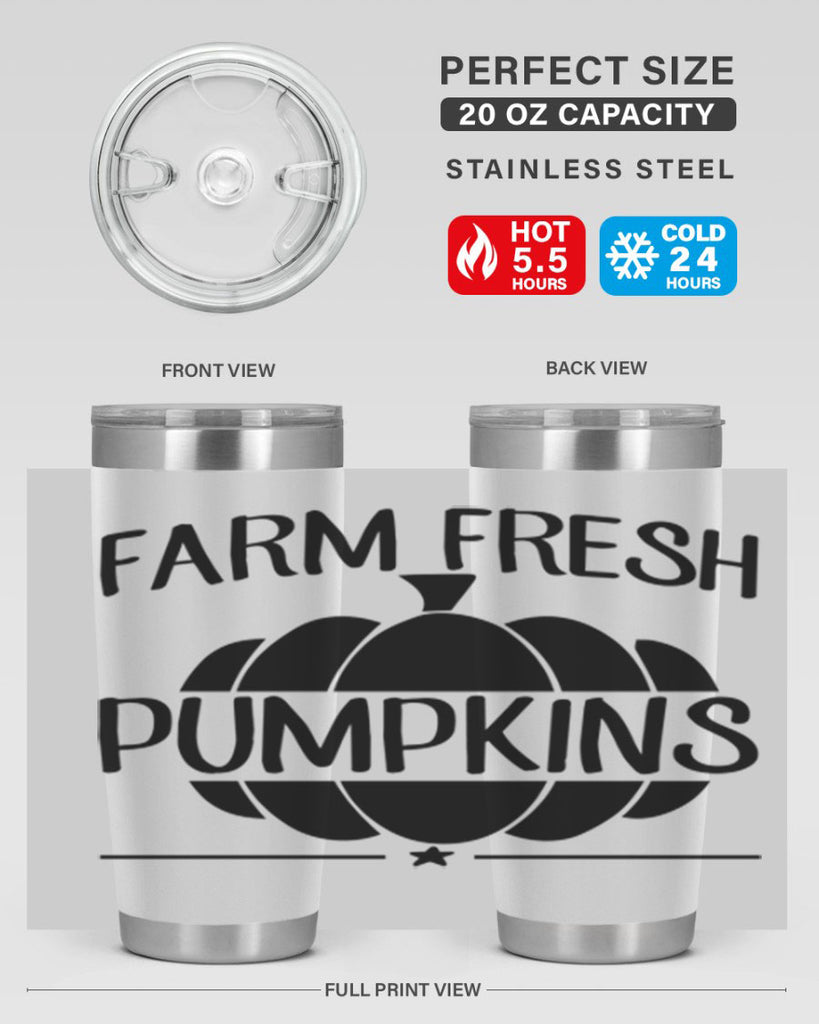 farm fresh pumpkins 173#- fall- Tumbler