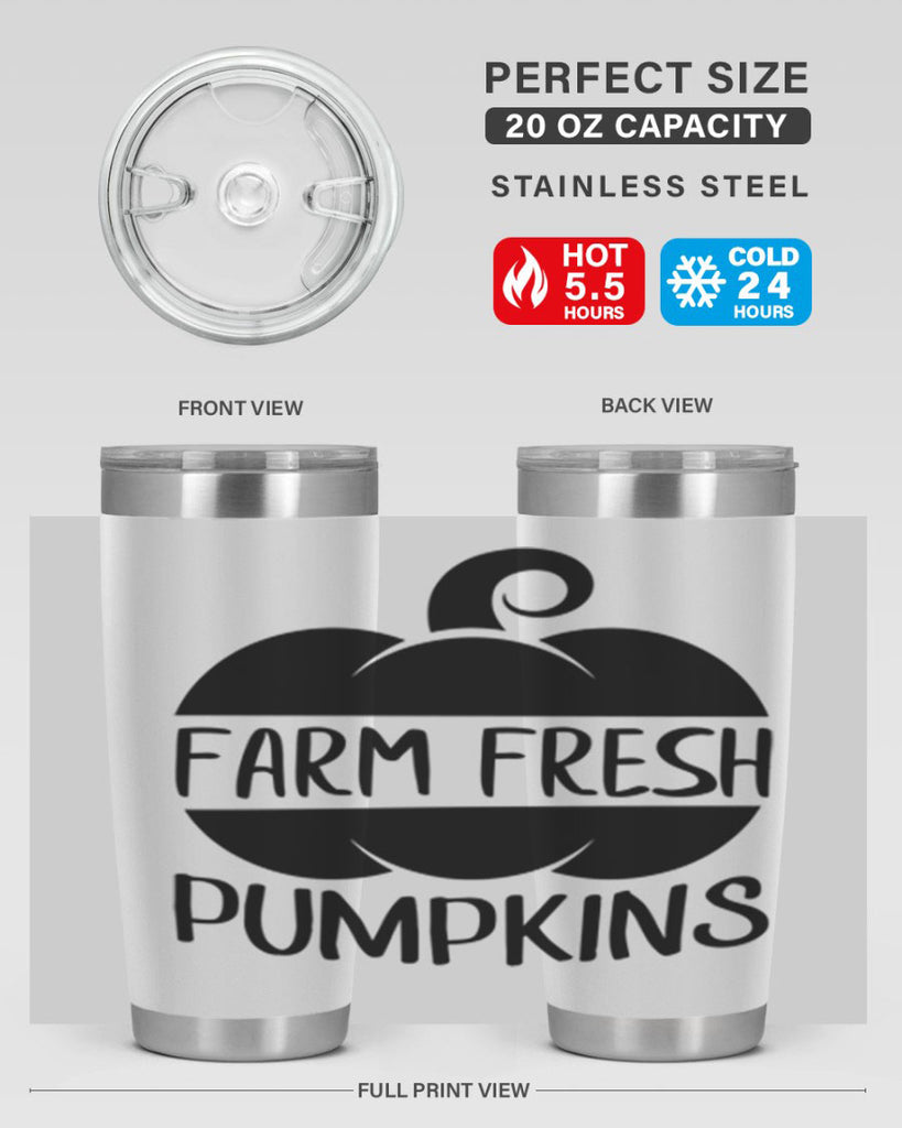 farm fresh pumpkins 174#- fall- Tumbler