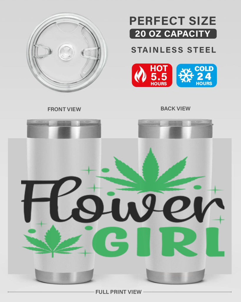 flower girl 83#- marijuana- Tumbler