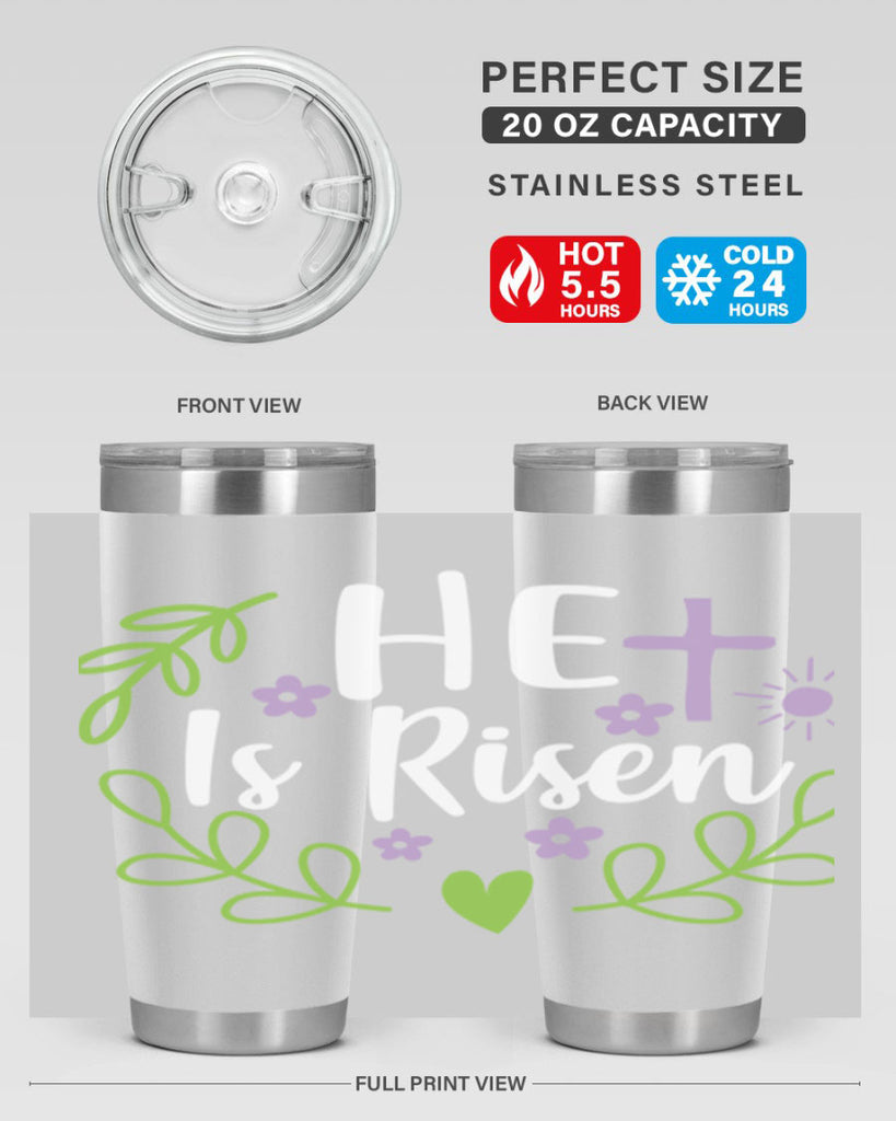 he is risen 79#- easter- Tumbler