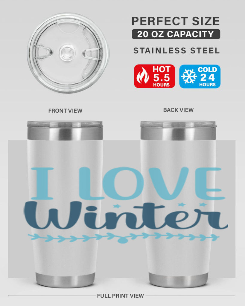 i love winter 226#- winter- Tumbler