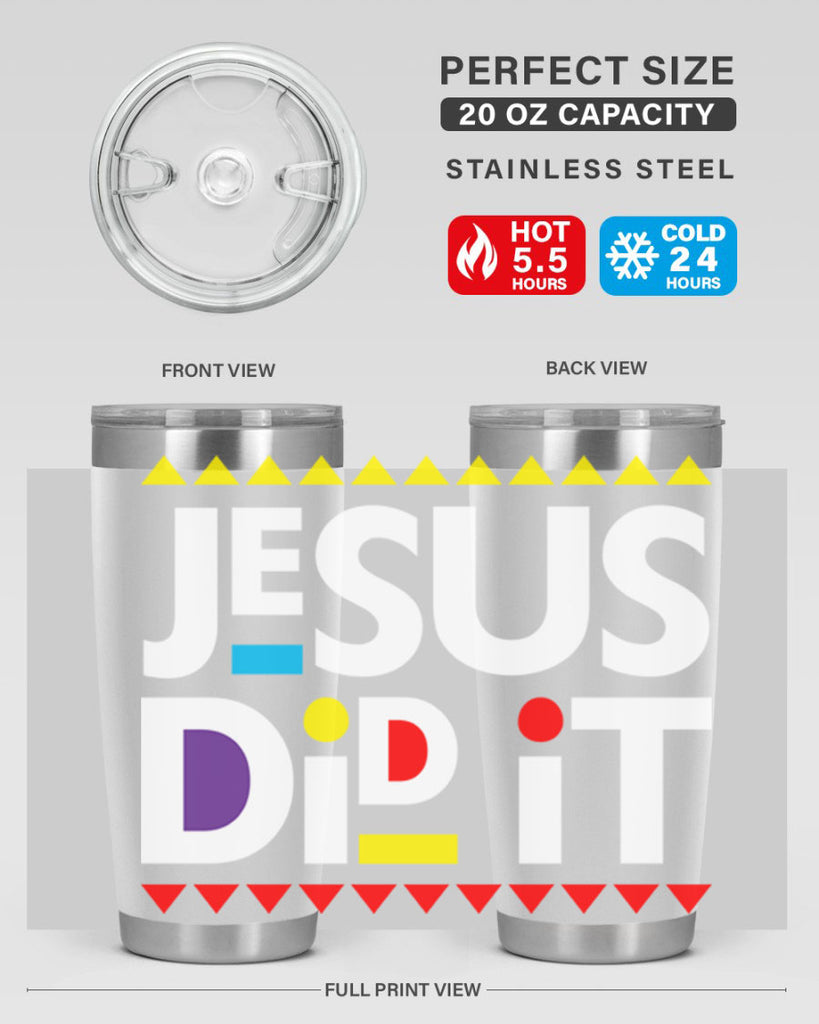 jesus did it martin 103#- black words phrases- Cotton Tank