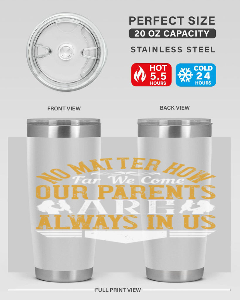 no matter how far we come our parents are always in us 34#- Parents Day- Tumbler