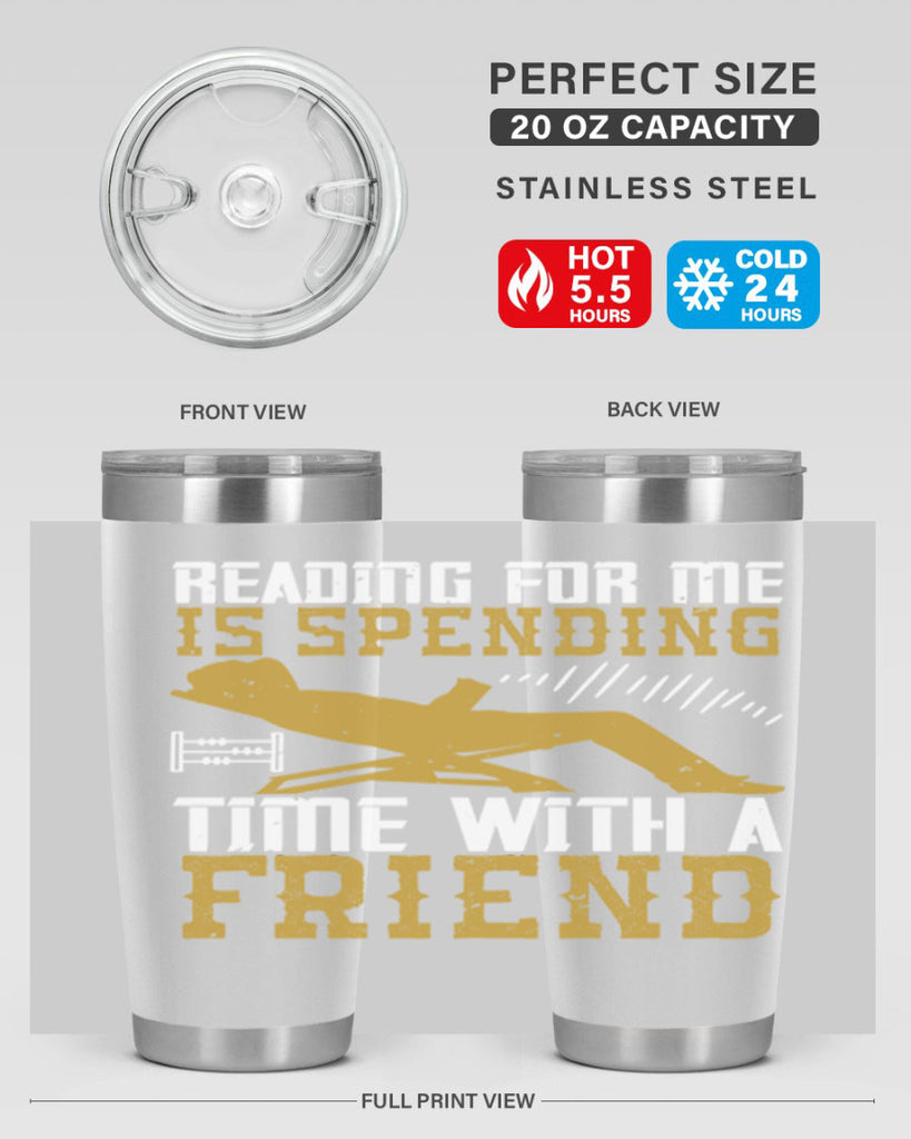 reading for me is spending time with a friend 19#- reading- Tumbler