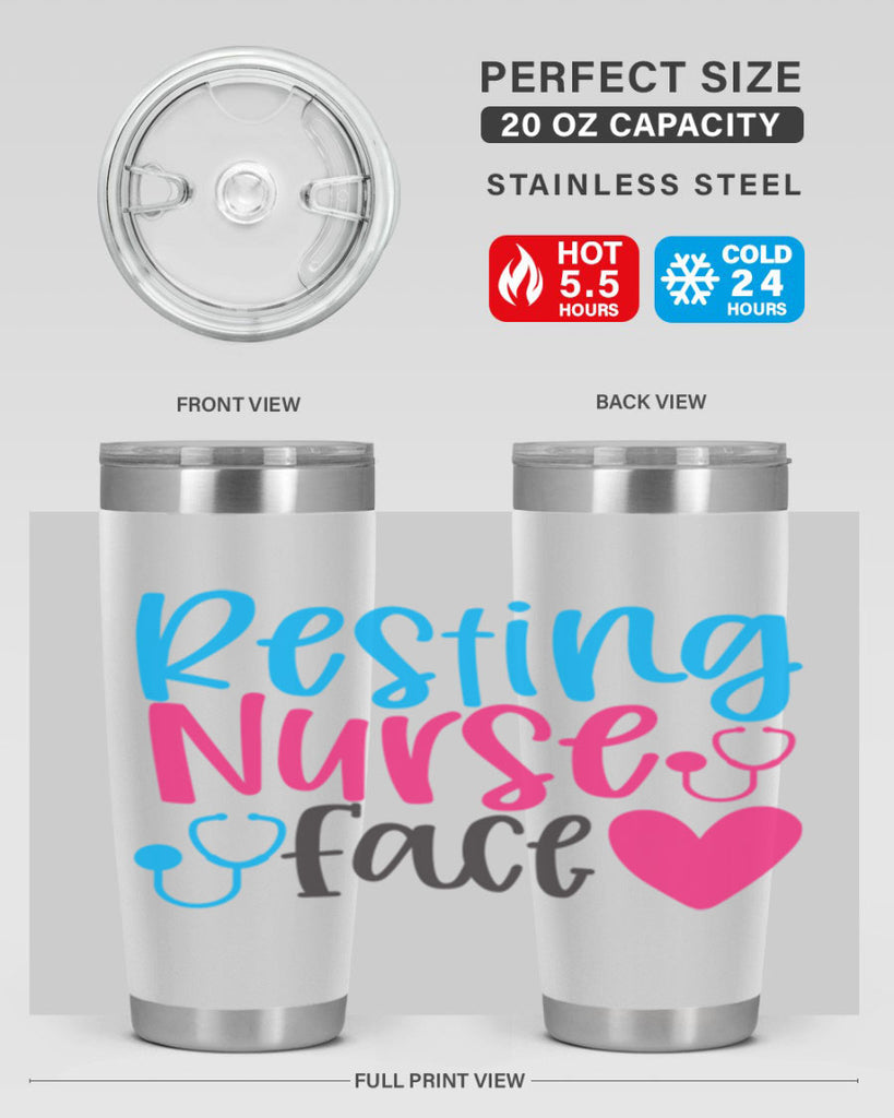 resting nurse face Style Style 56#- nurse- tumbler