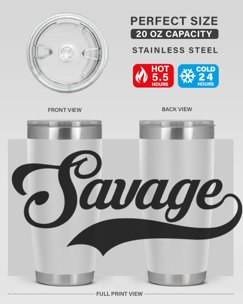 savage script 40#- black words phrases- Cotton Tank