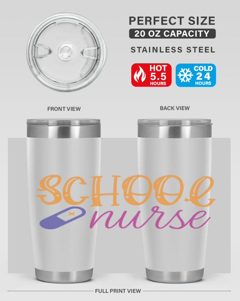 school nurse Style Style 48#- nurse- tumbler
