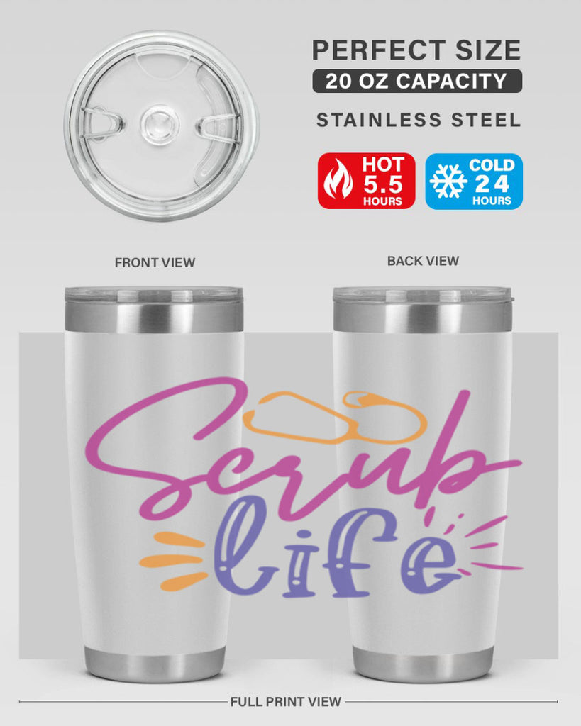 scrub life Style Style 43#- nurse- tumbler