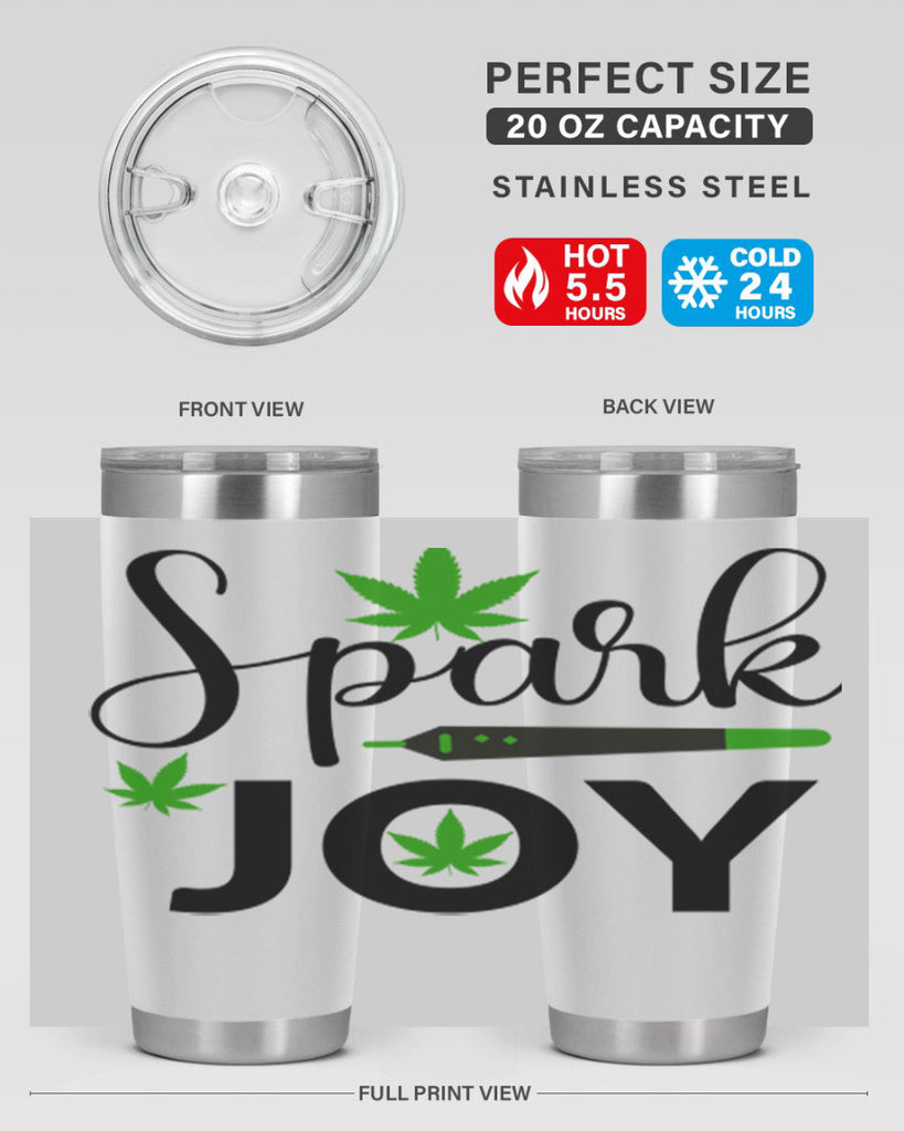 spark joy 250#- marijuana- Tumbler