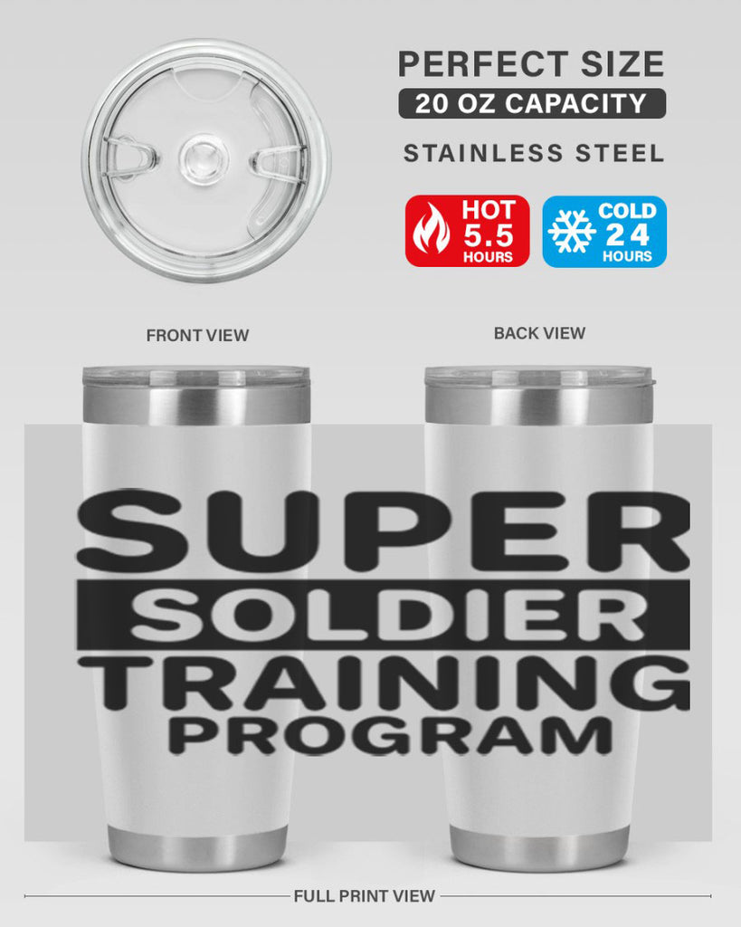 super soldier training program 397#- winter- Tumbler