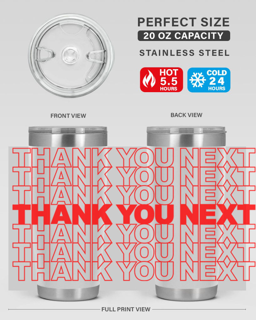 thank you next 22#- black words phrases- Cotton Tank