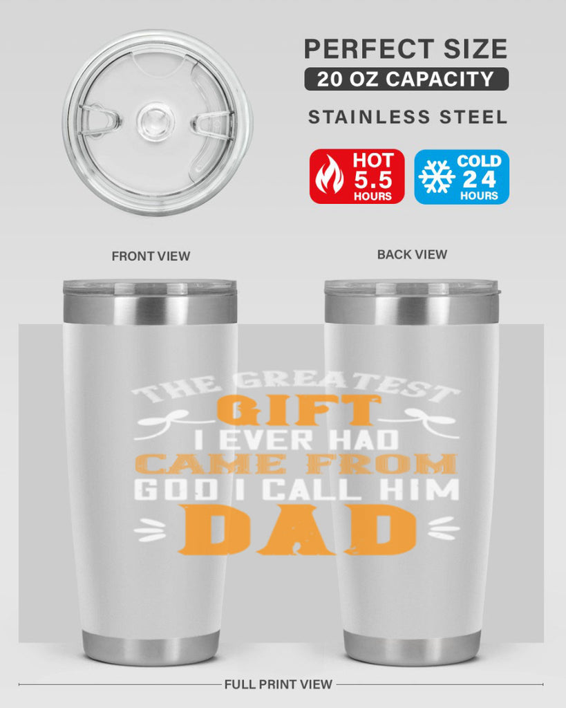 the gratest gift i ever had came from 6#- grandpa - papa- Tumbler