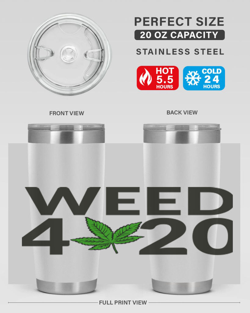 weed 420 282#- marijuana- Tumbler