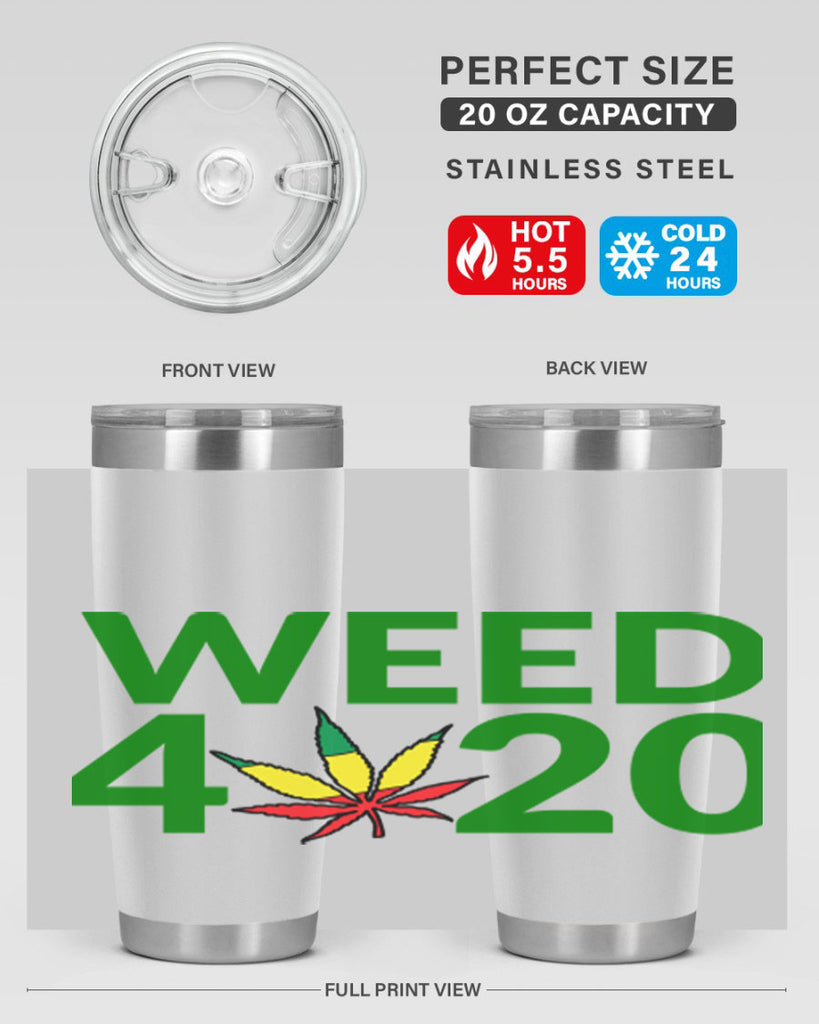 weed 420 cannabis 281#- marijuana- Tumbler