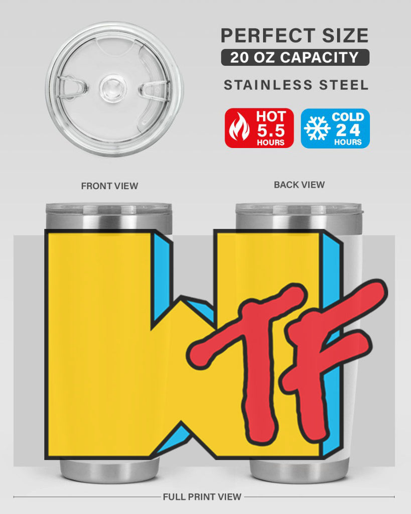 wtf 8#- black words phrases- Cotton Tank