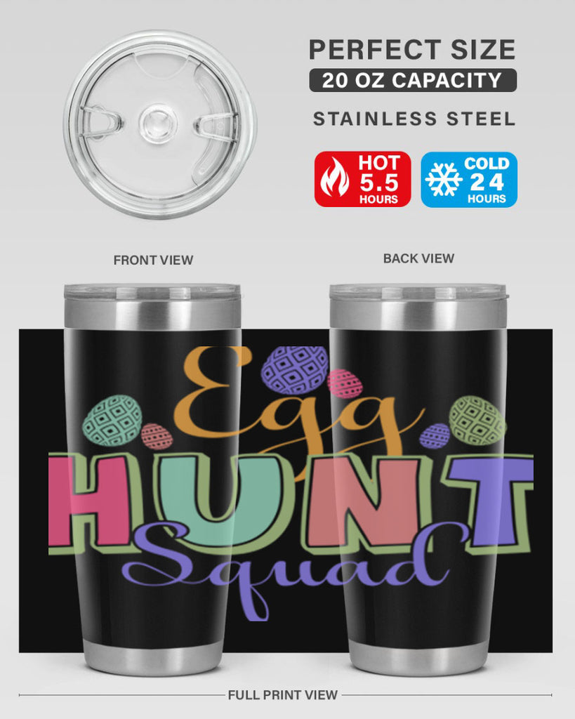 Egg hunt squad130#- spring- Tumbler