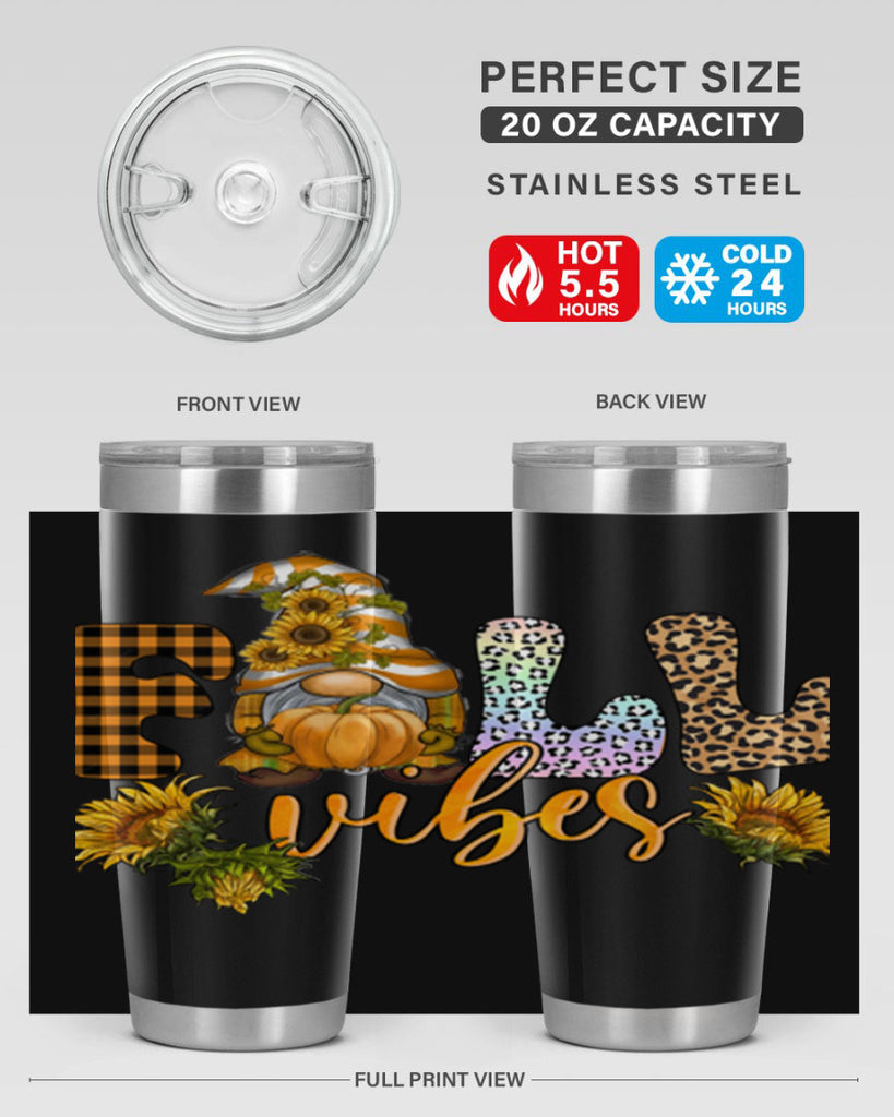 FallVibesFallGnome 164#- fall- Tumbler