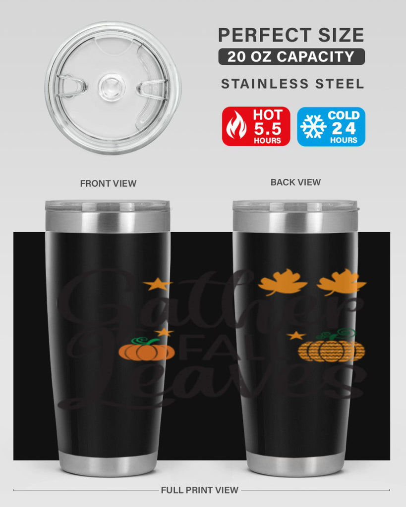 Gatherfallleaves 189#- fall- Tumbler