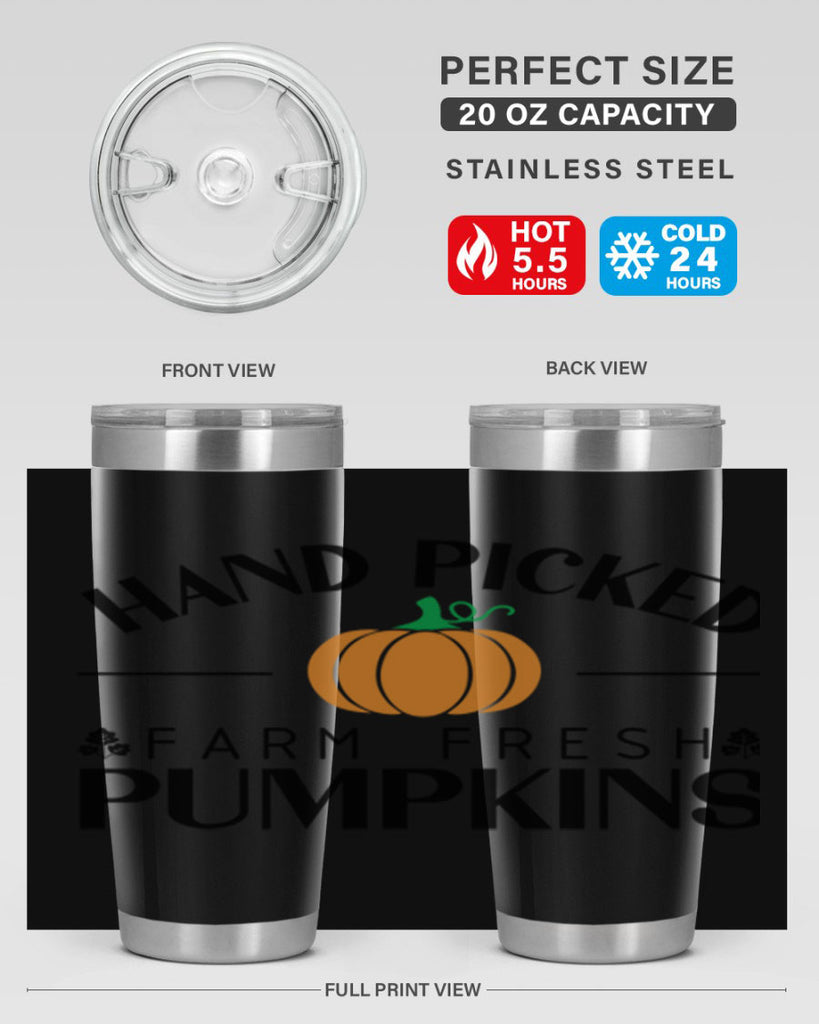 Hand Picked Farm Fresh Pumpkins 215#- fall- Tumbler