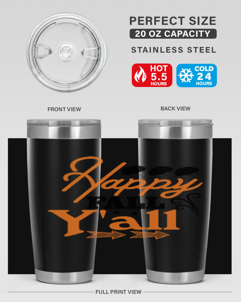 Happy Fall Yall 234#- fall- Tumbler