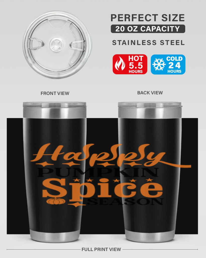 Happy Pumpkin Spice Season 245#- fall- Tumbler