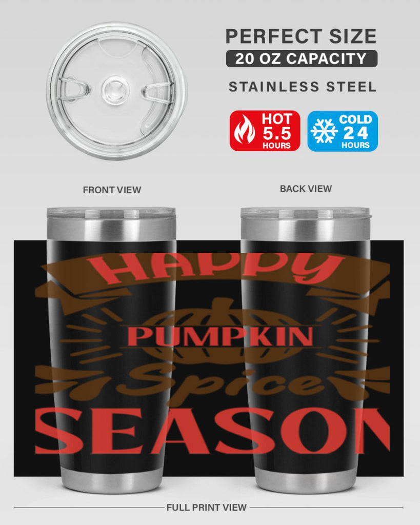 Happy Pumpkin Spice Season 246#- fall- Tumbler