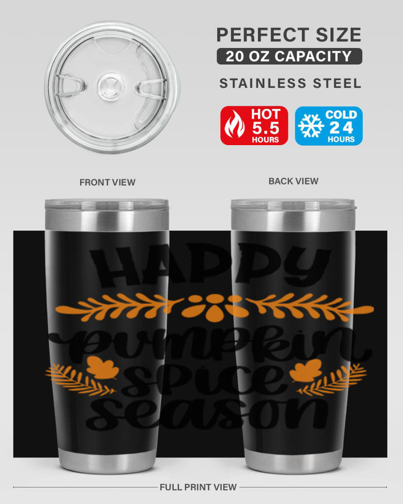 Happy Pumpkin Spice Season 492#- fall- Tumbler