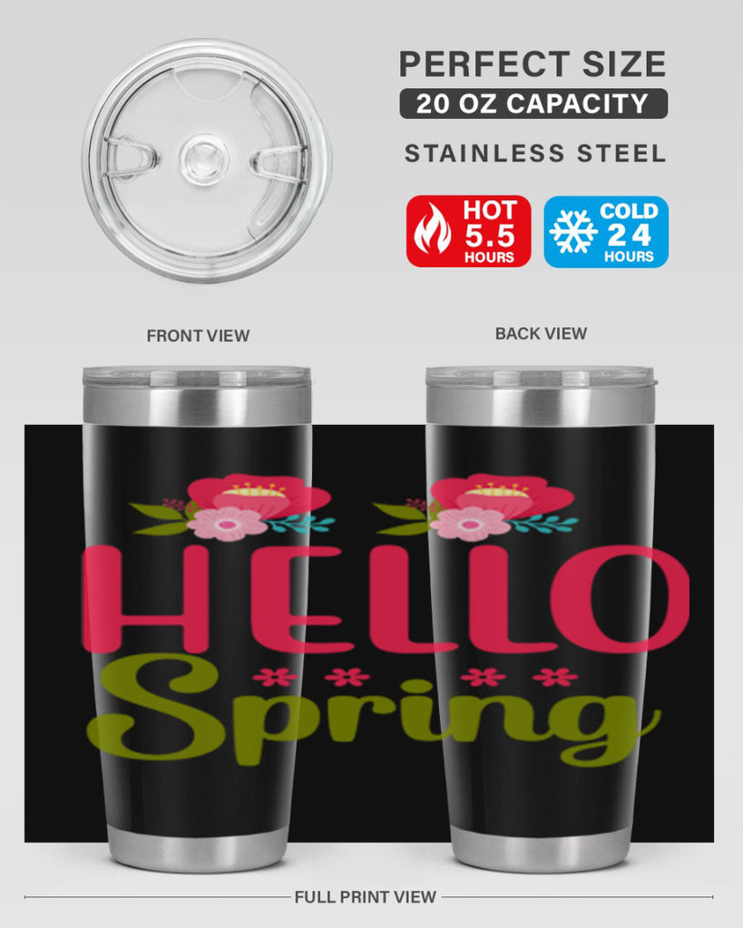 Hello Spring 186#- spring- Tumbler