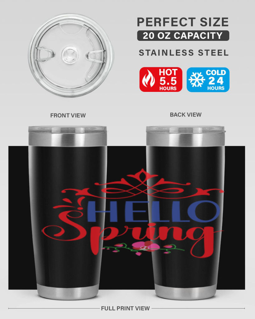 Hello Spring 211#- spring- Tumbler