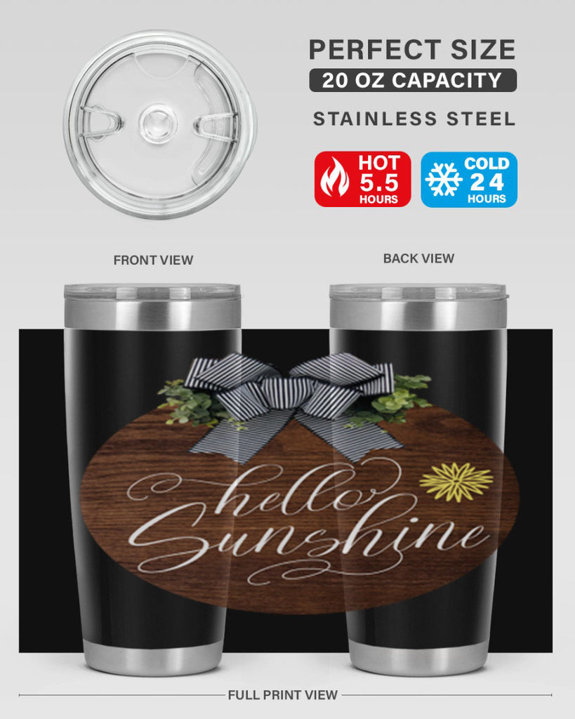 Hello Spring Lettering Mockup200#- spring- Tumbler