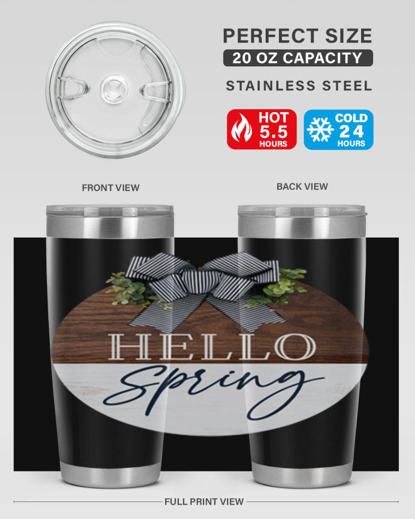 Hello Spring basic Mockup187#- spring- Tumbler