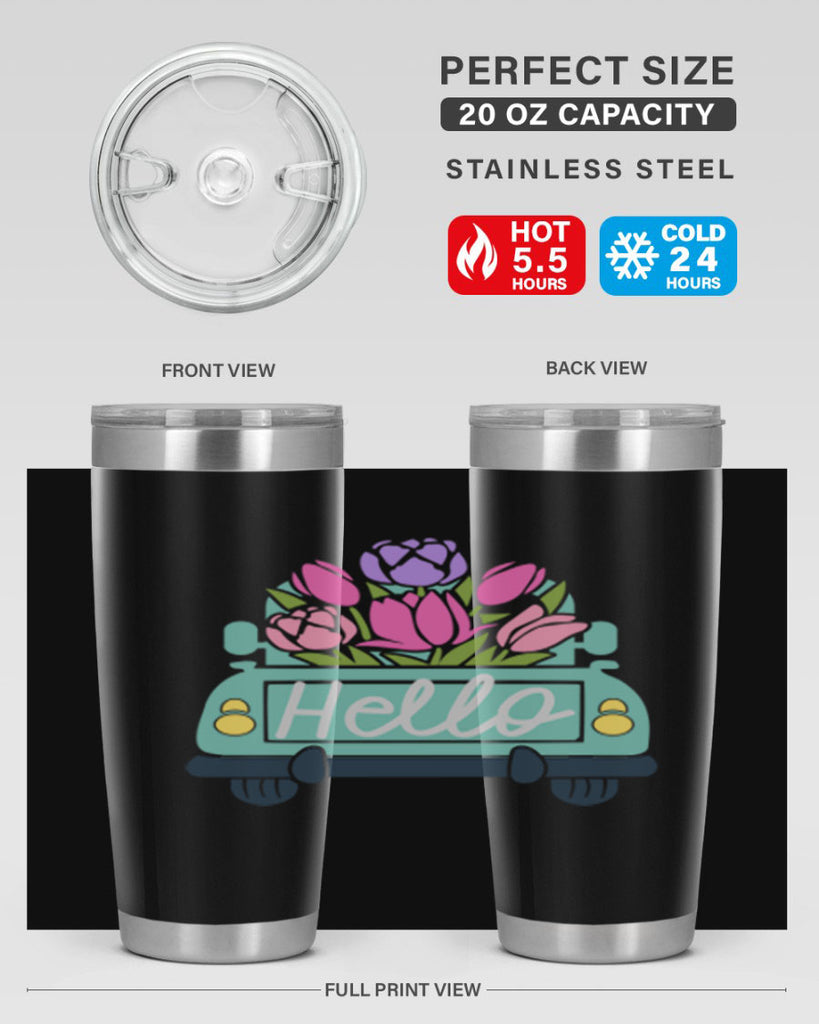 Hello Truck218#- spring- Tumbler