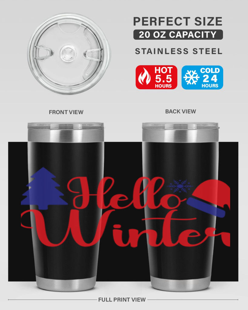 Hello Winter 179#- winter- Tumbler