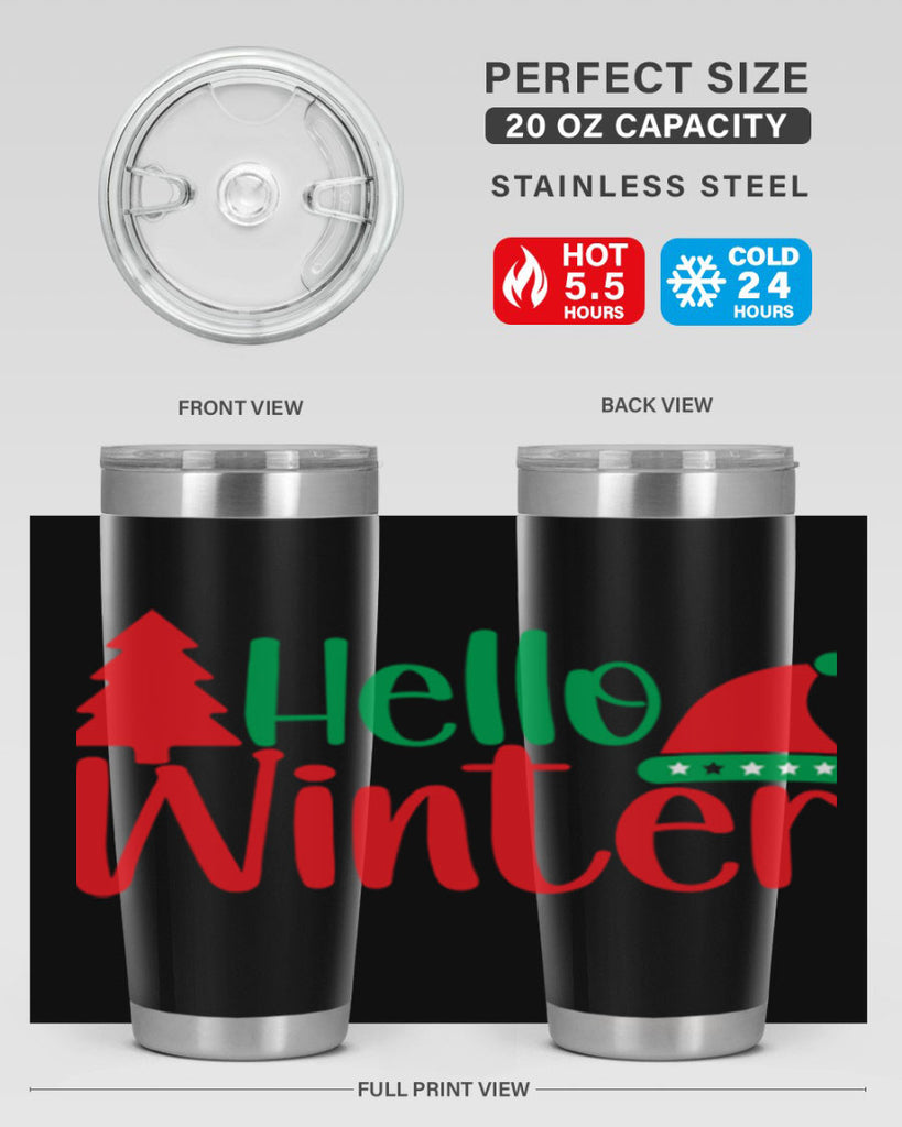 Hello Winter 180#- winter- Tumbler