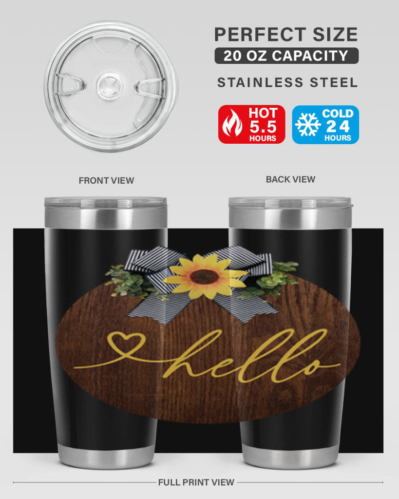 Hello heart Mockup182#- spring- Tumbler