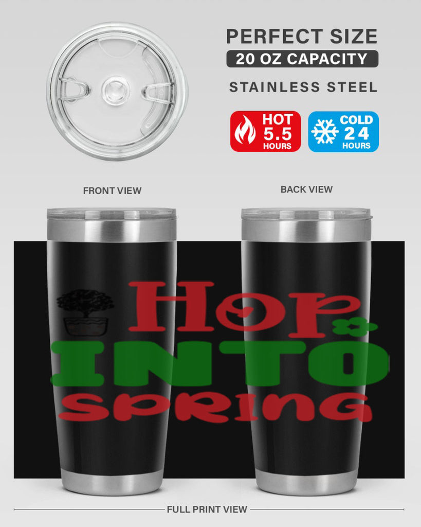 Hop into Spring 251#- spring- Tumbler
