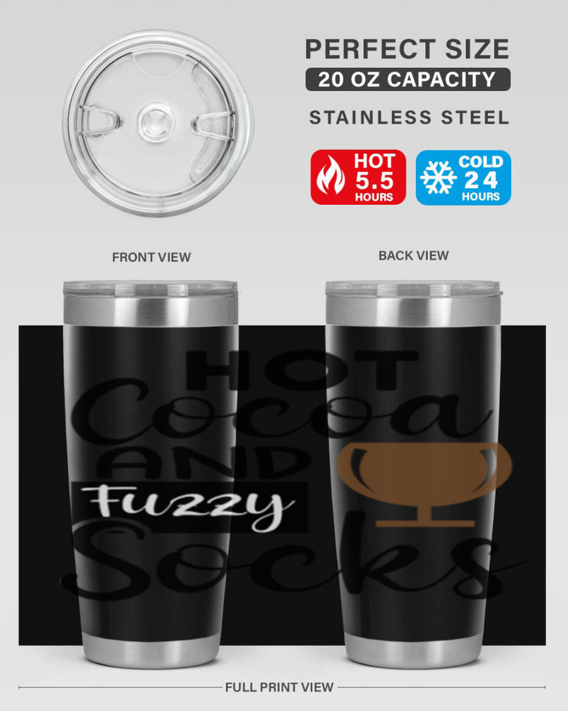 Hot Cocoa And Fuzzy Socks 218#- winter- Tumbler