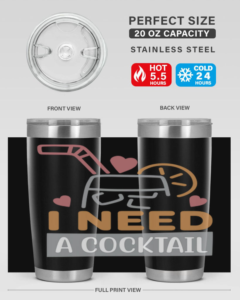 I Need A Cocktail 107#- fashion- Cotton Tank