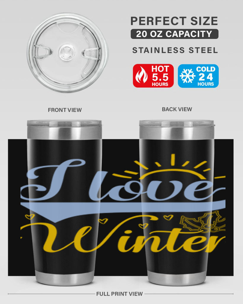 I love winter228#- winter- Tumbler