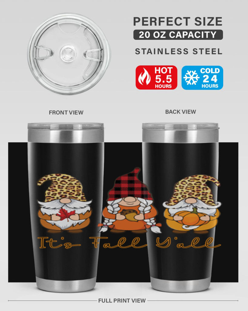 It s Fall Y all Gnome 362#- fall- Tumbler