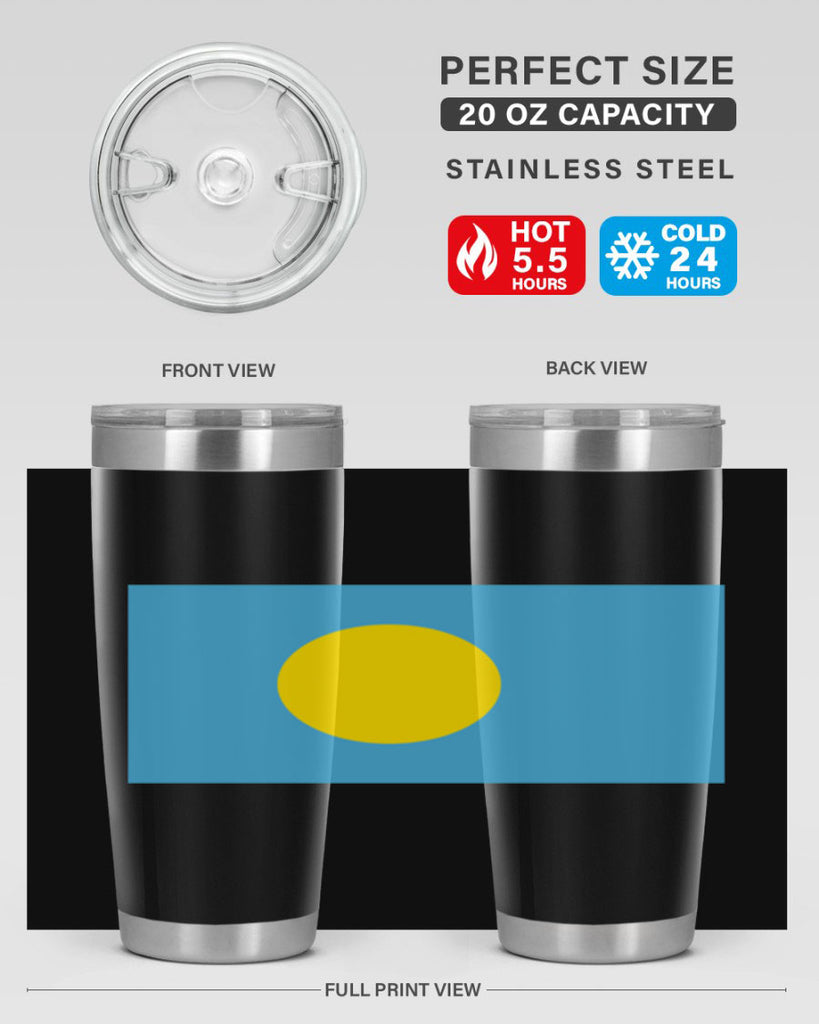 Palau 65#- world flags- Tumbler