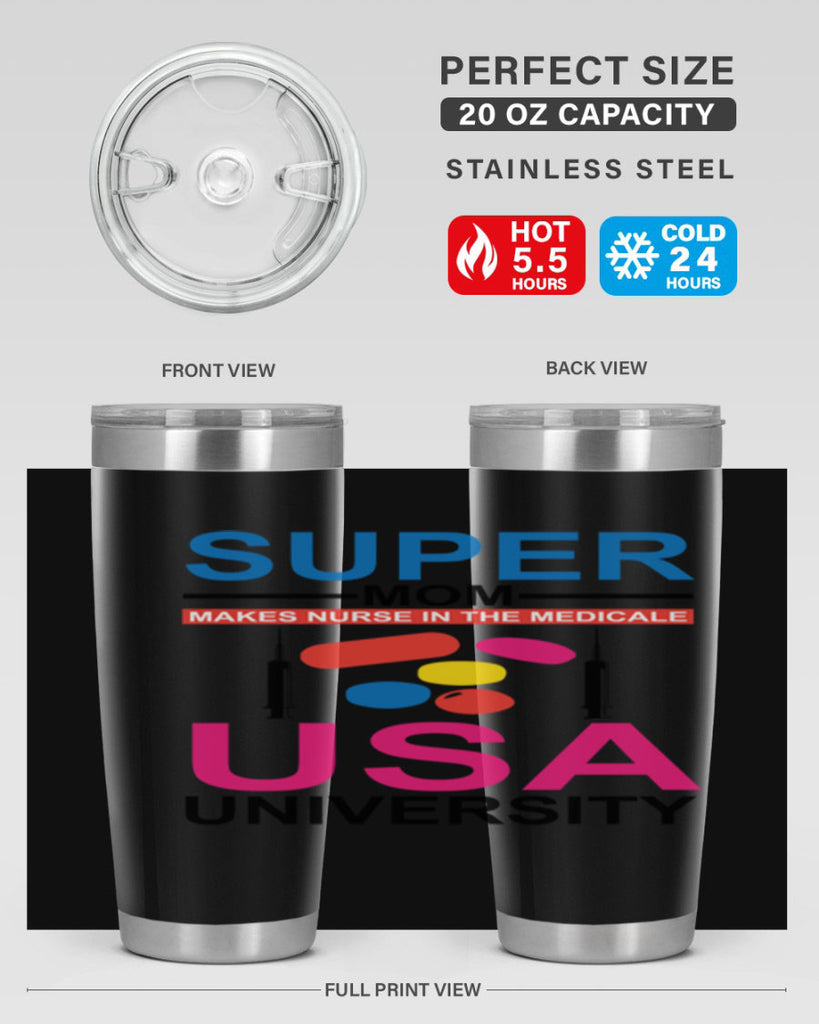 Super Mom Makes Nurse in the Style 333#- nurse- tumbler