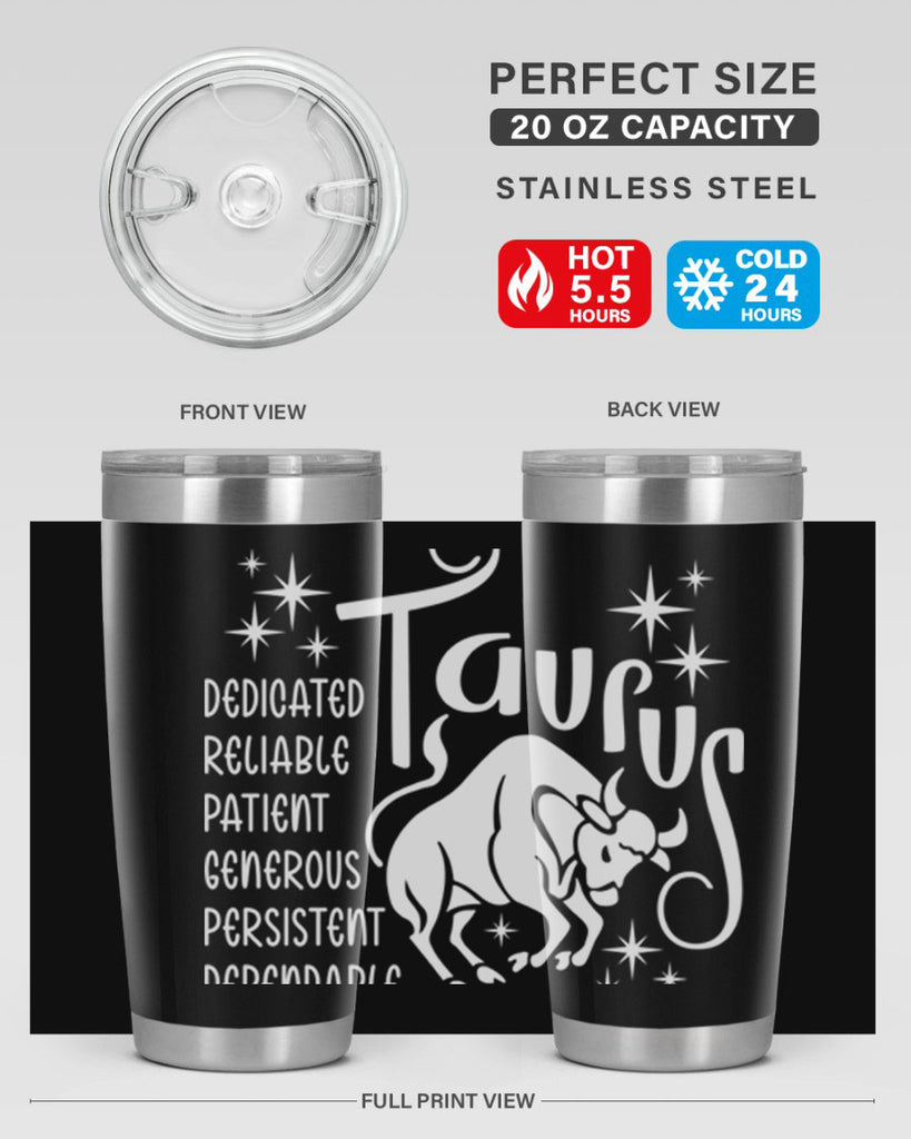 Taurus 491#- zodiac- Tumbler