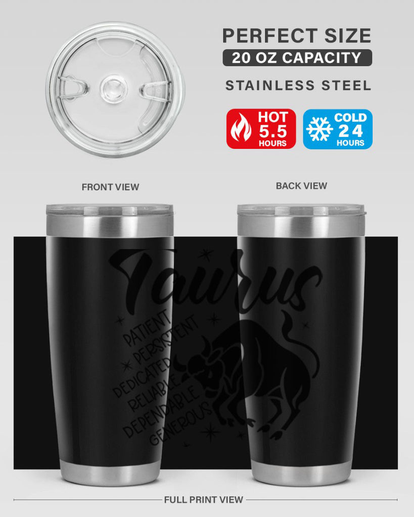 Taurus 492#- zodiac- Tumbler