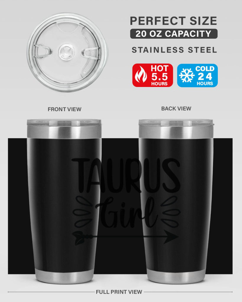 Taurus girl 500#- zodiac- Tumbler