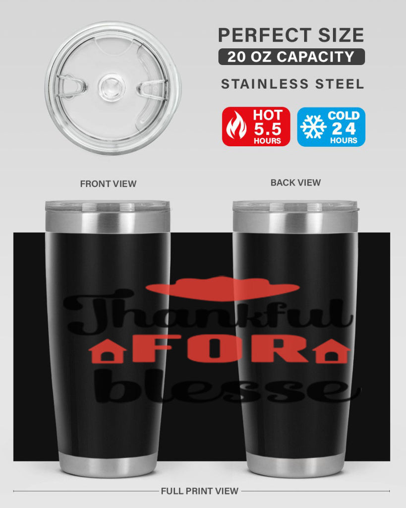 Thankful for blesse 599#- fall- Tumbler