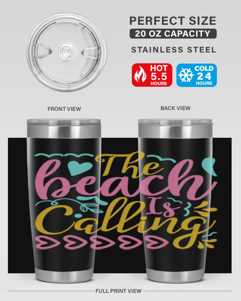 The beach is calling Style 1#- summer- Tumbler