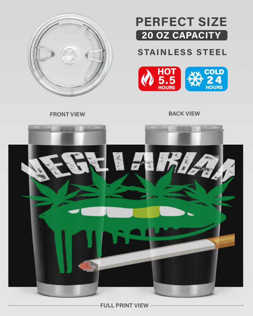 Vegetarian 270#- marijuana- Tumbler