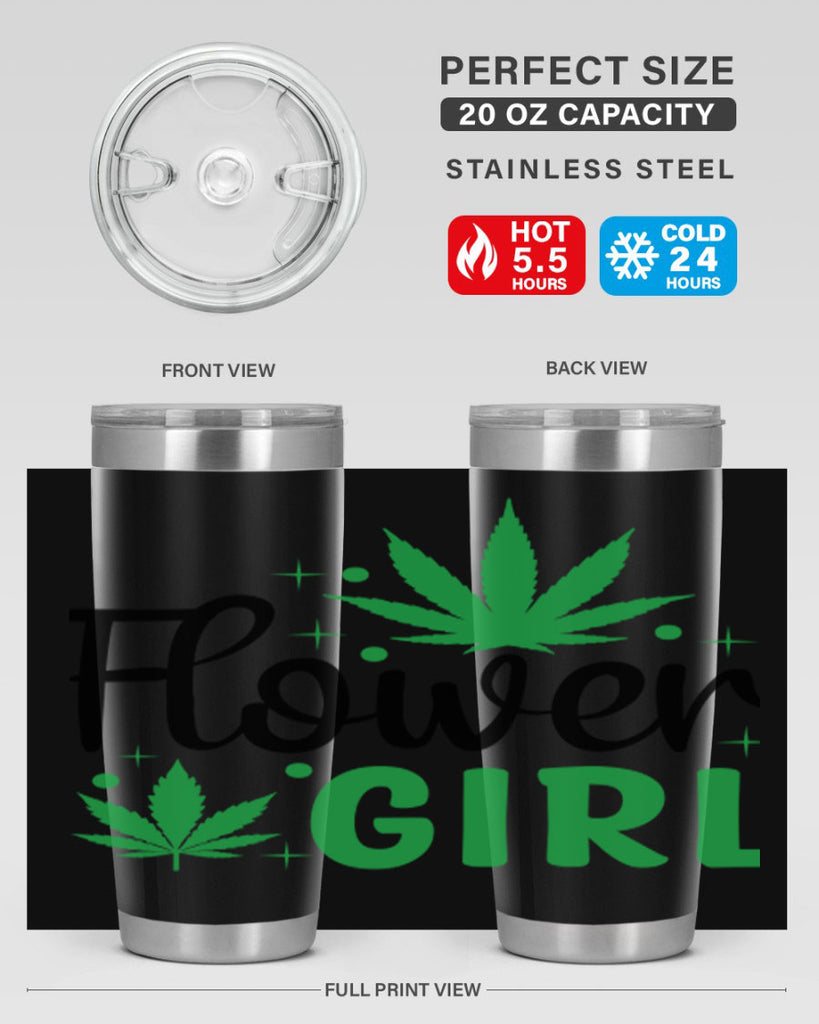 flower girl 83#- marijuana- Tumbler