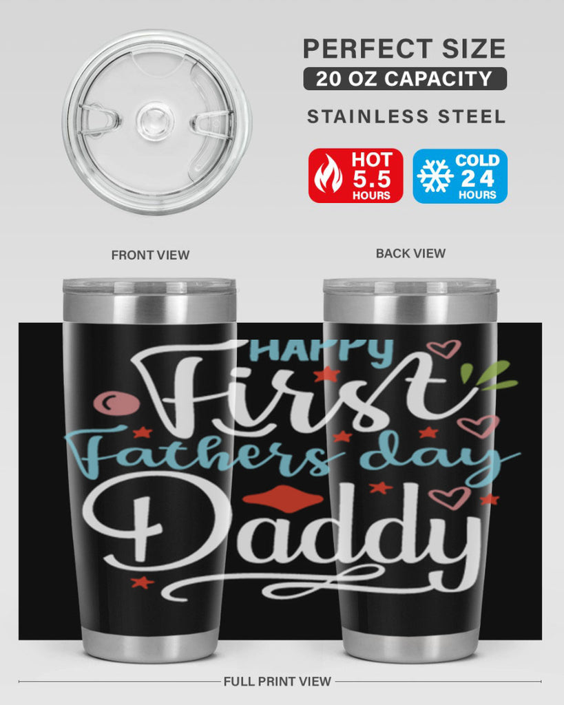 happy first fathers day daddy 89#- fathers day- Tumbler